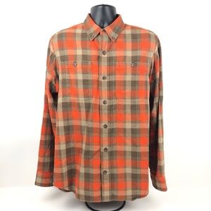 Duluth Trading Men's Button Front Plaid Flannel